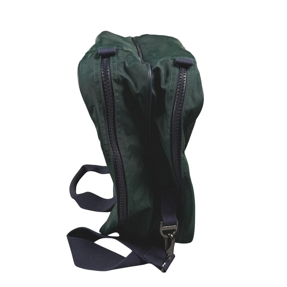 Lands End Briefcase Bag Unisex OS Green VTG Made USA Gorpcore Outdoor Logo